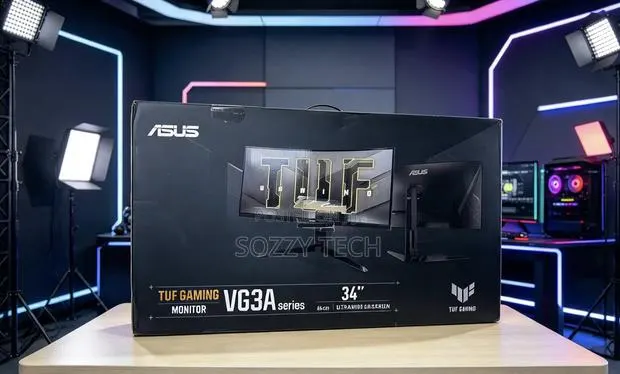 ASUS Tuf Gaming 34” 1440p 1500r Curved Monitor (Vg34vql3a) - QHD · Photo 1