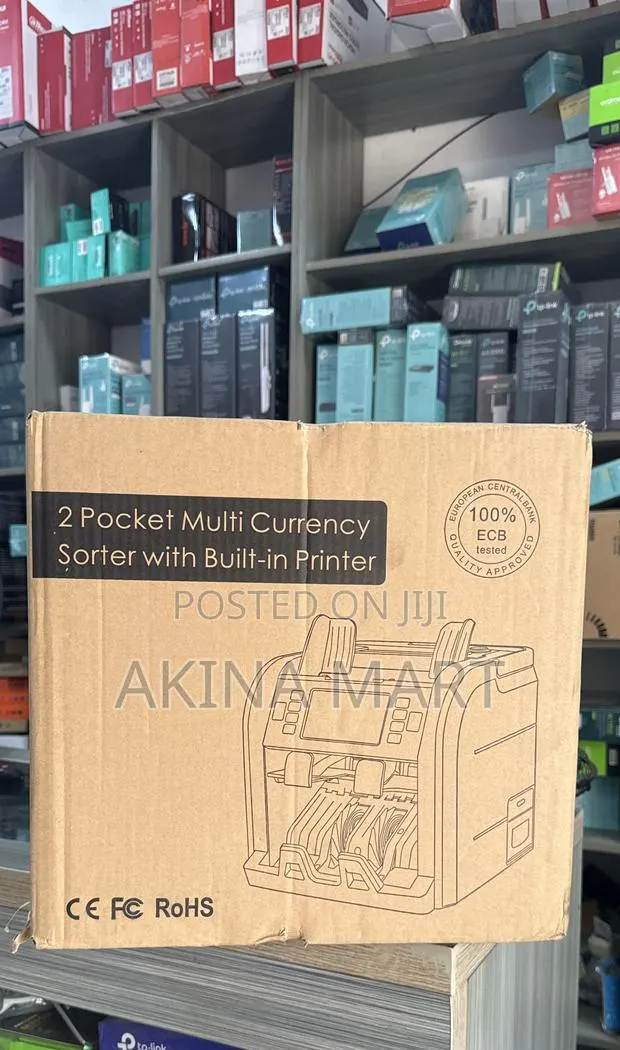 Mix Value Counting Machine 2 Pocket Multi Currency With Built-Printer · Photo 2