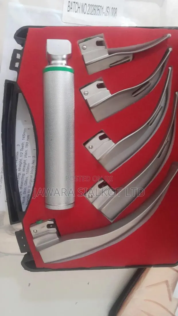 Fiber Optic Laryngoscope With 5 Blade · Photo 1