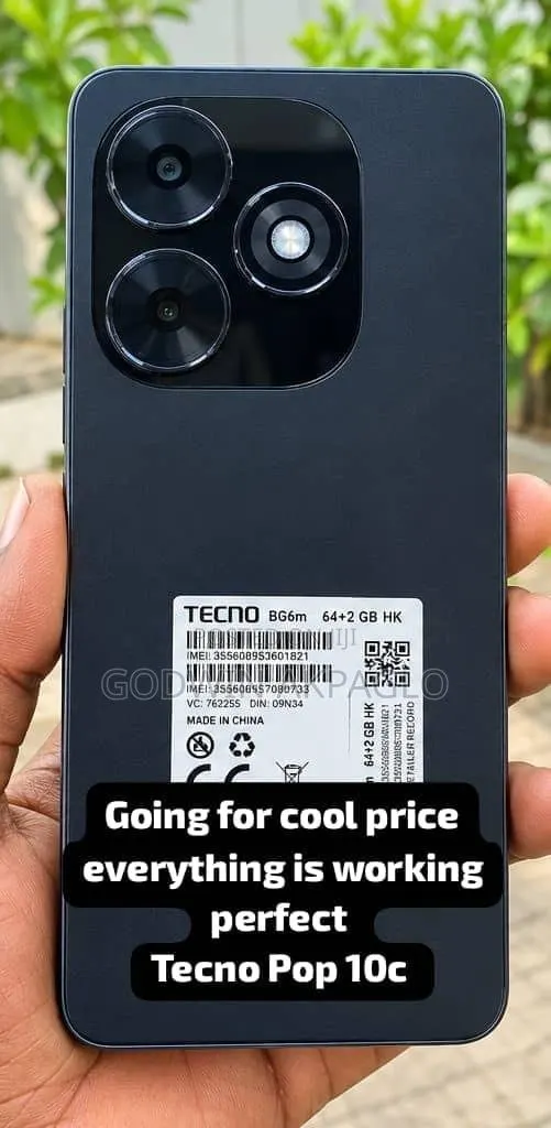Tecno Pop 10C 64 GB Black · Photo 1