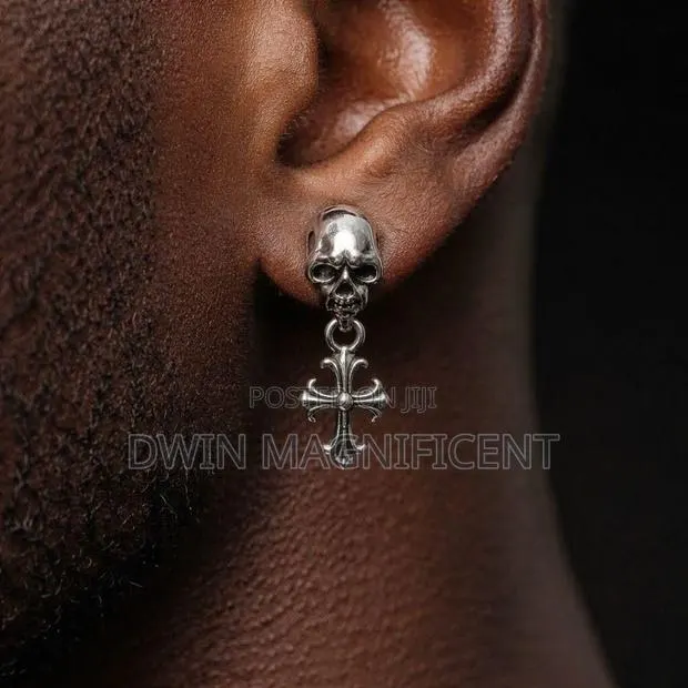 Stainless Hip Hop Earrings (Pair) · Photo 1