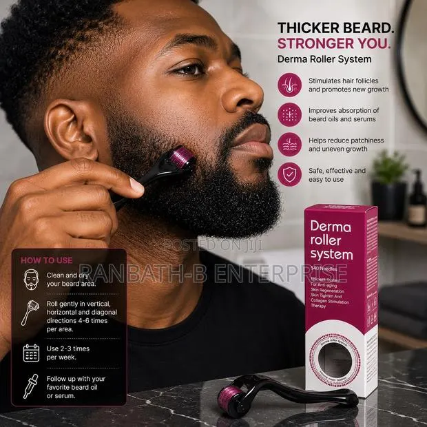 Derma Roller – The Ultimate Beard Grooming Companion · Photo 1