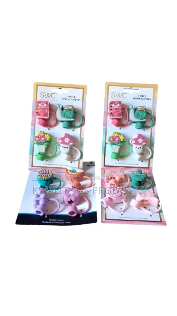 Tumbler Straw Covers - 4 Piece · Photo 1