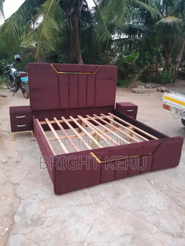 Bright Furniture Queen Size Quality Bed Frame With Side Draw · Photo 1