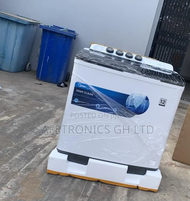 WashFusion Midea Top Load White WashingMachine · Photo 1