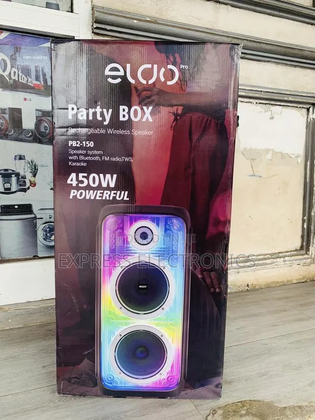Quality Sleek Bluetooth Wireless Speakers Eldo Pb2-150 Double 8" · Photo 1