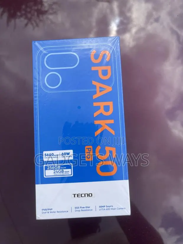 New Tecno Spark 50 Pro 256 GB Black · Photo 1