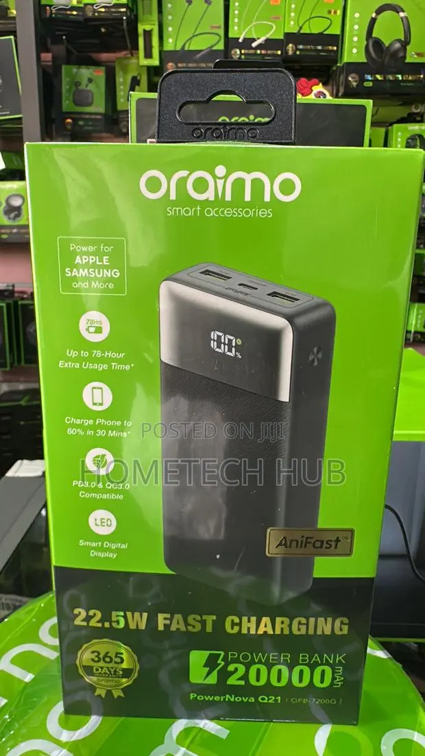 Oraimo 20000mah Capacity Powerbank · Photo 1