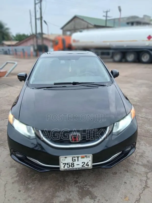 Honda Civic EX-L 4dr Sedan (1.8L 4cyl CVT) 2015 Black · Photo 1
