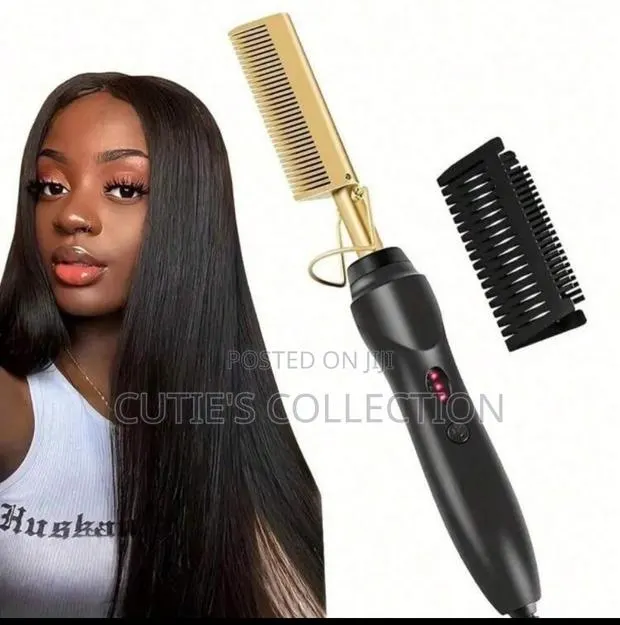 Electric Hot Press Ceremic Comb Suitable for All Types of Hair · Photo 1