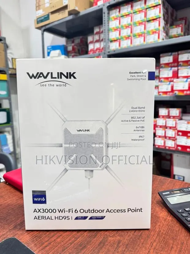 WN588HX3 - AX3000 Dual Band WiFi6 Outdoor Access Point -WAVELINK · Photo 1