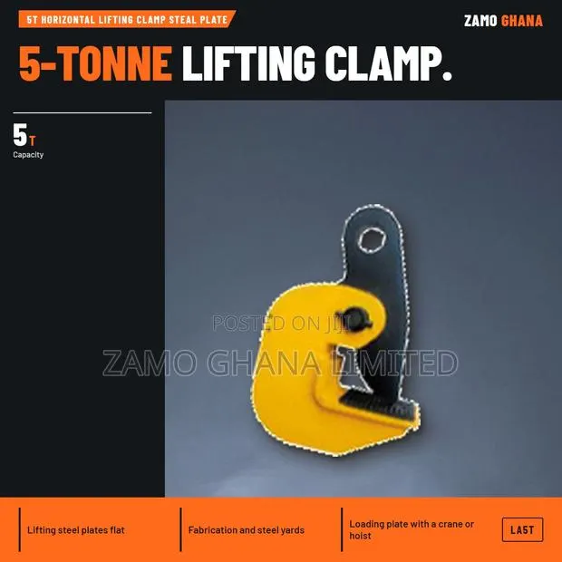 5T Horizontal Lifting Clamp Steal Plate - LA5T · Photo 1