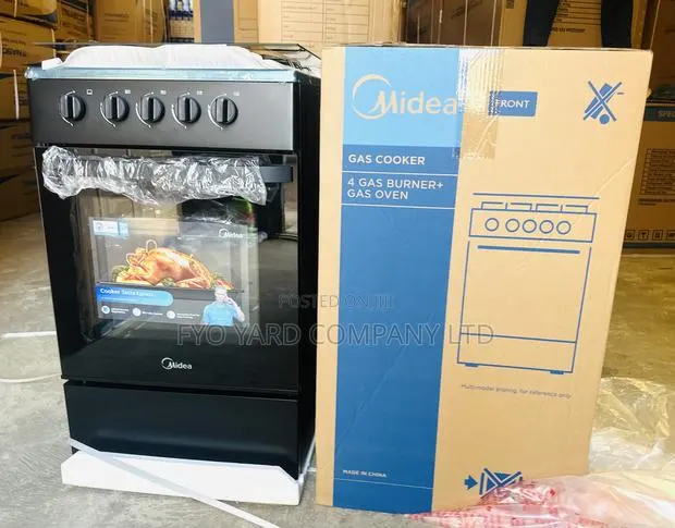 Latest in Town Midea Sleek 4 Burning Cooker With Gas Oven · Photo 1