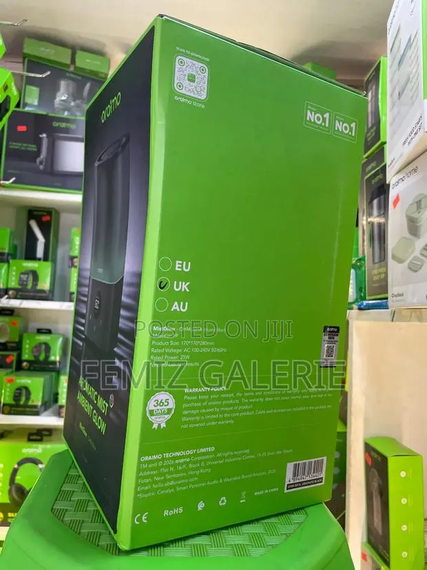 Oraimo MistGlow 3.2L Smart Humidifier LED Display 7-Color Light · Photo 4