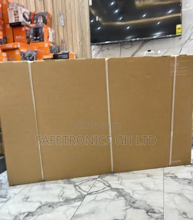 Order Qled Sleek Flat 75 Inch Smart Samsung Q60c Tv · Photo 1