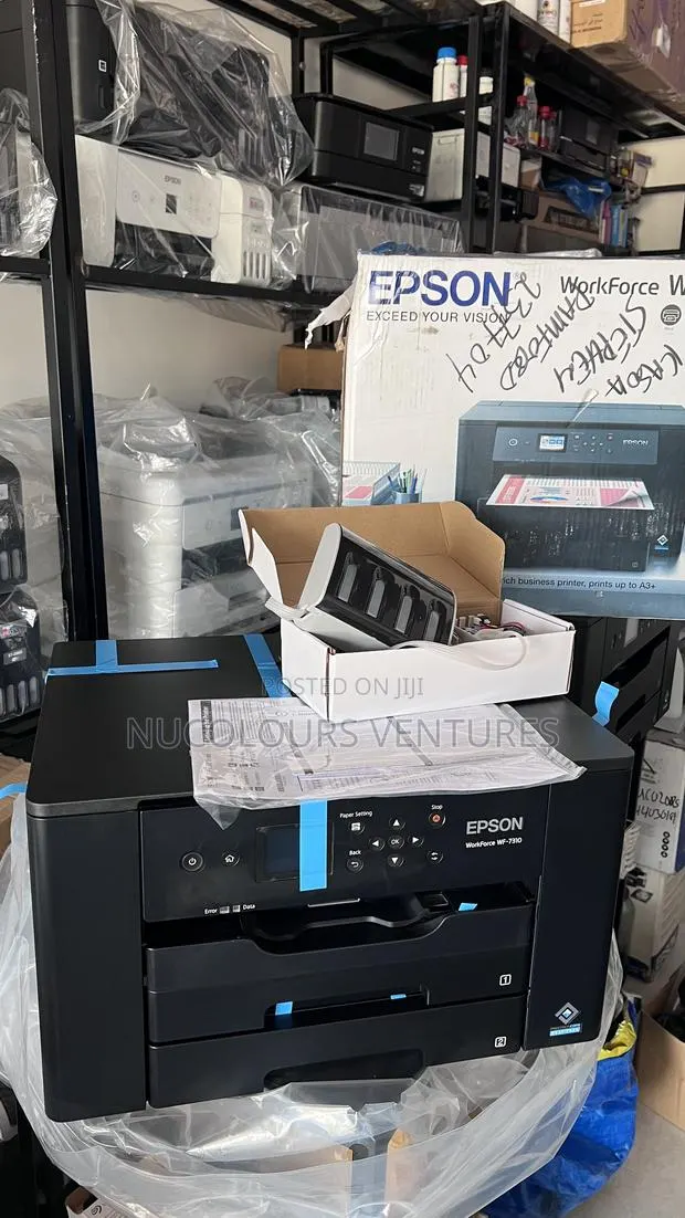 New A3 Epson Wf-7310 Photo / Document Printer · Photo 1