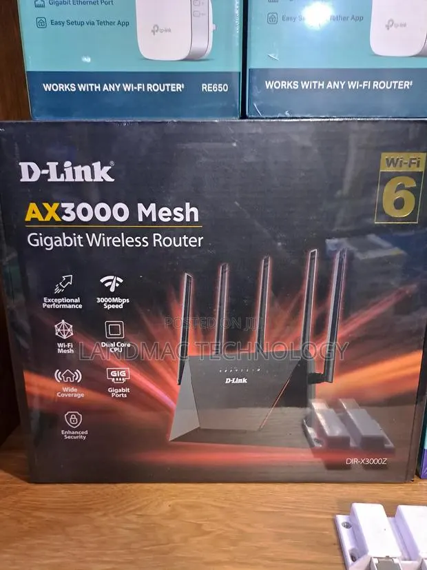 D-Link Ax3000 Smart Mesh Wi-Fi Router · Photo 1