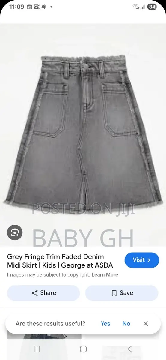 Girls Denim Skirt · Photo 1