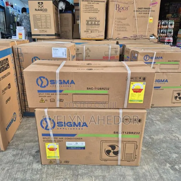 Brown Box Colour of Sigma AC 1.5hp · Photo 1
