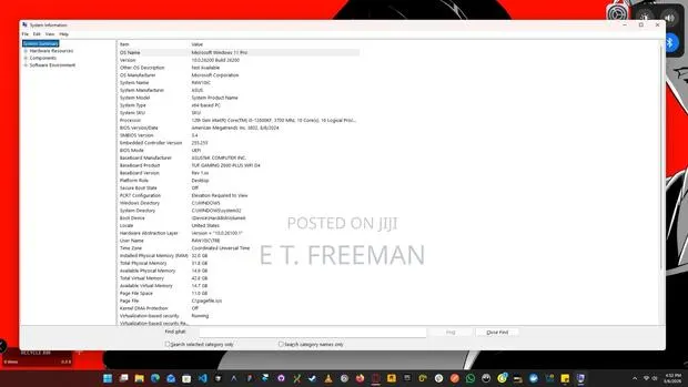 Desktop Computer Asus 32GB Intel Core i5 SSD 1T · Photo 1