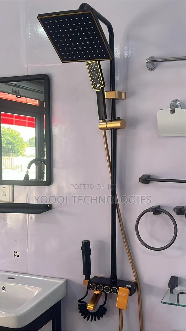 Black Gold 4 in 1 Shower Set · Photo 1