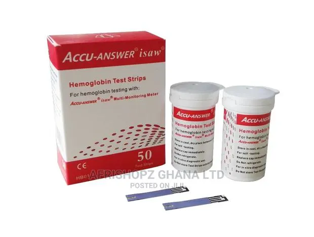 Accu-Answer Hemoglobin Test Strips · Photo 1