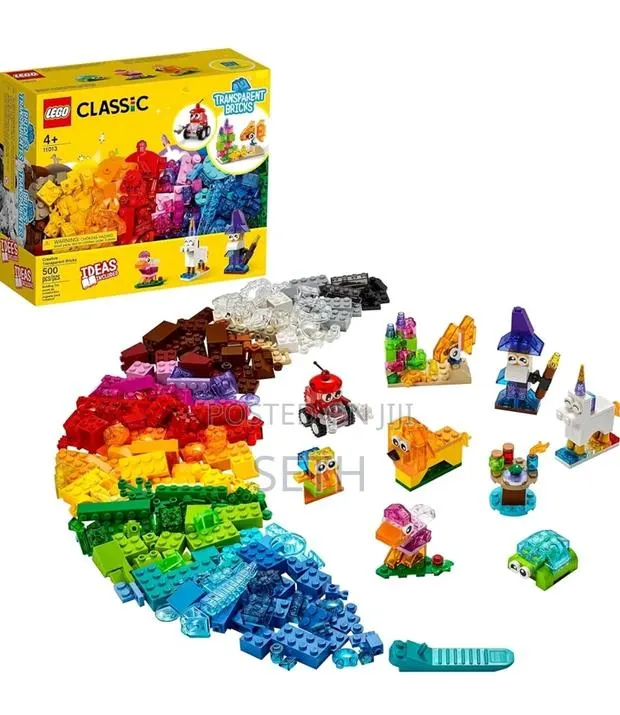 LEGO Classic Creative Transparent Bricks Building Set 11013 · Photo 1