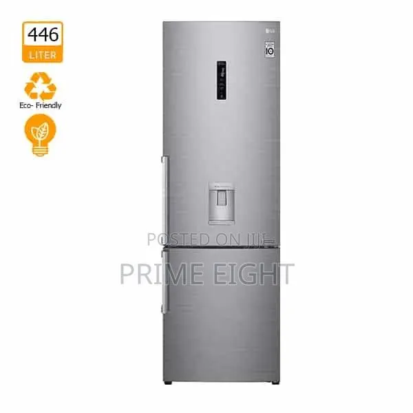 LG 446 Liters Bottom-Freezer Fridge With Water Dispenser (GC-F689BLCM) · Photo 1