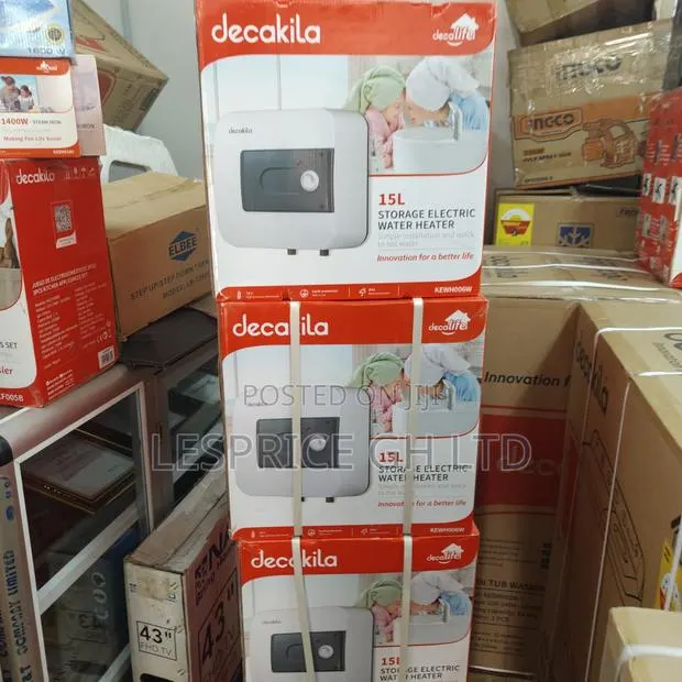 Top Rated 15L Electric Water Heater With 1500W From Decakila · Photo 1