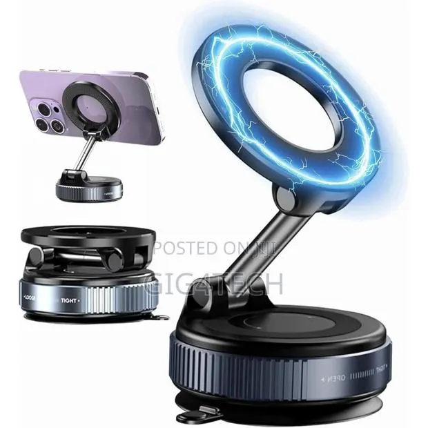 Vacuum Magnetic Suction Phone Mount 360 · Photo 1