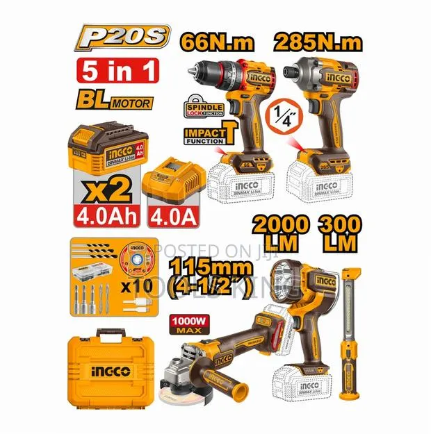 Cordless 5 PCS Combo - Cosli250692 · Photo 1