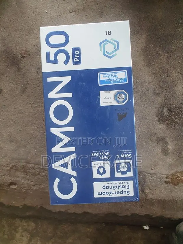 New Tecno Camon 50 Pro 256 GB Black · Photo 1