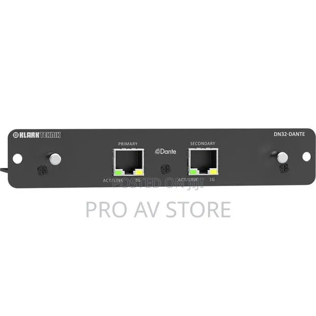 Klark Teknik DN32-DANTE 32x32-Ch Dante Expansion Module · Photo 1