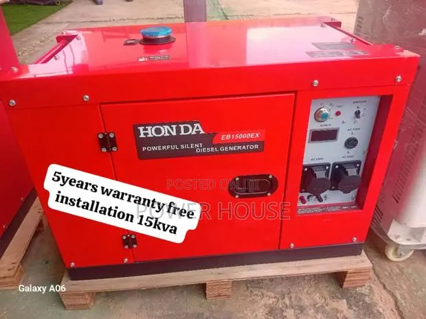 Panel Fusion Pulse Honda Diesel Generator 15kva 16500watts · Photo 1
