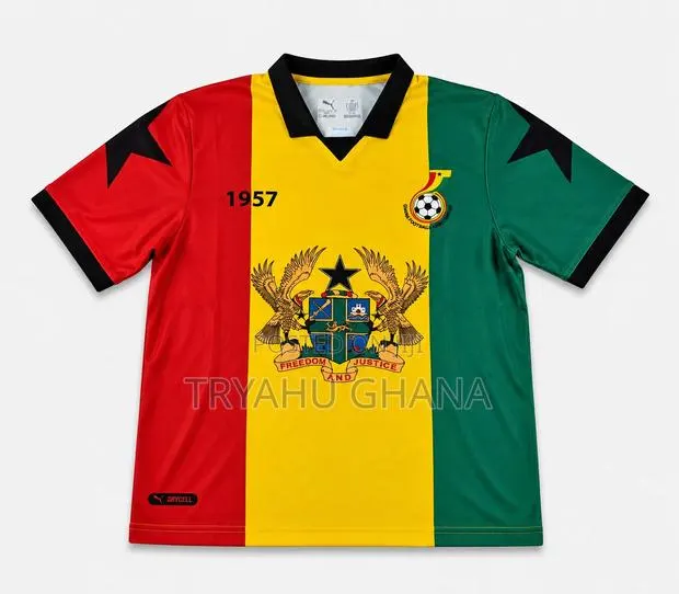 Black Stars Coat of Arms Jerseys for Sale Online at Tryahu · Photo 1