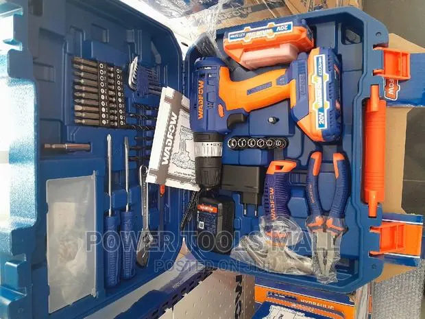 20v Wadfow Cordless Drill Set · Photo 1