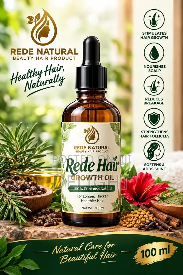 Rede Natural Hair Growth Oil for Stronger, Healthier Hair · Photo 1