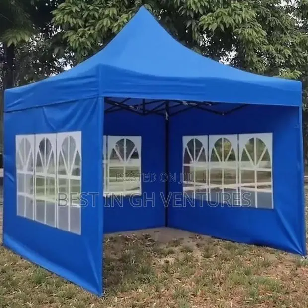 Blue 10ftx10ft Enclosed Tent With Wimdows · Photo 1