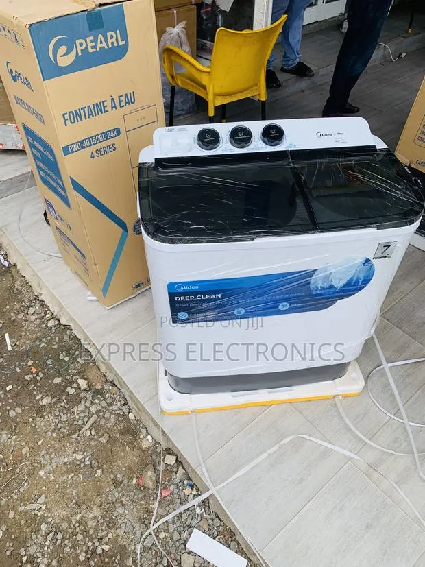 Shop the New Midea 7.0kg Semi Auto Washing Machine Mf100w70/W-Gh · Photo 1