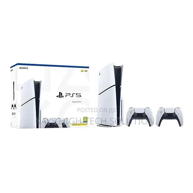 Play Station 5 Slim With 2 Controllers and Games · Photo 1