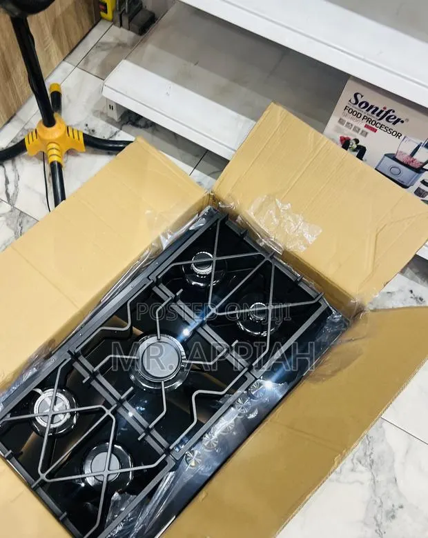 Extremely Affordable Kenwood 90cm 5 Gas Hob(Tempered Glass)Black · Photo 1