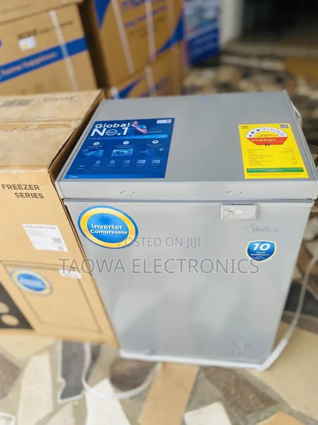 Midea Lasting 100-Liters Silver Color Chest Freezer · Photo 1
