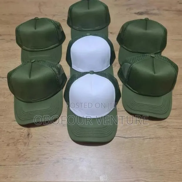 Two Tone Military Green Trucker Caps and Full Color Military · Photo 1