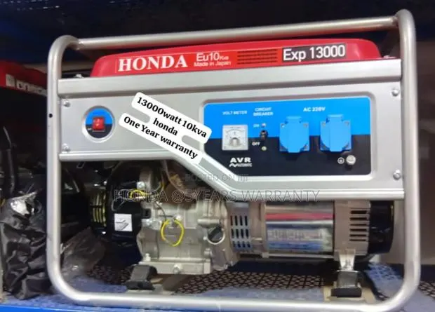 Extended Generator Warranties Honda 10kva Petrol 13000watt · Photo 1