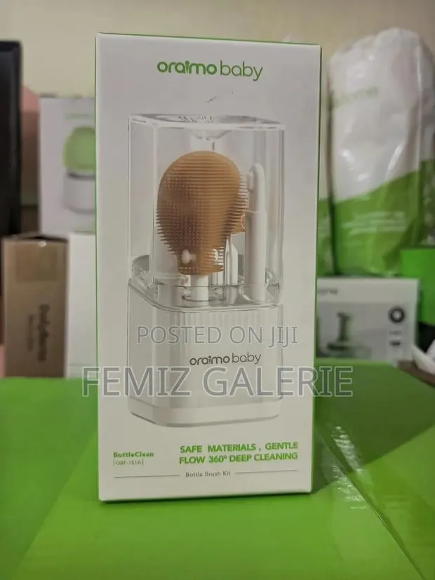 Oraimo Bottleclean Deep Cleaning Baby Bottle Brush Kit · Photo 1
