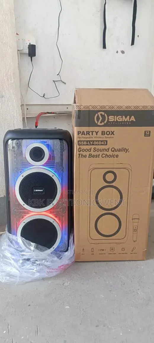 Sigma All in One Party Speaker · Photo 1