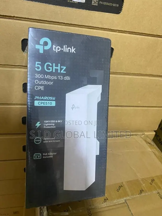 TP-Link CPE510 5GHz 300Mbps 13dBi Outdoor Long Range CPE-15KM+point · Photo 1