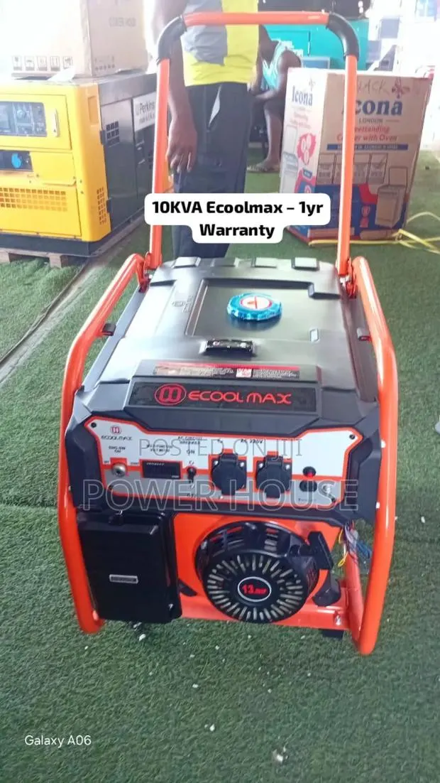 10kva Ecoolmax Generator – 10kva Best Deal + 1yr Warranty Affordable · Photo 1