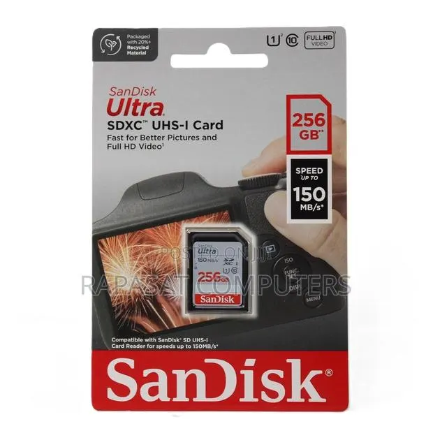 Sandisk 256gb Ultra SDXC Uhs-1 Card · Photo 1