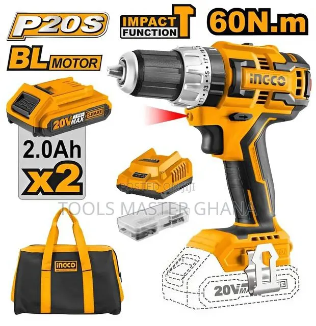 Brushless Cordless Impact Drill - Cidli20608 · Photo 1